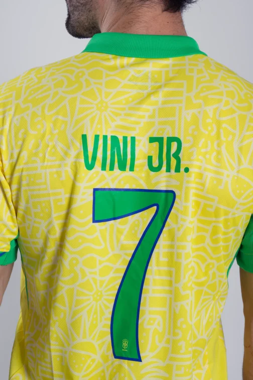 SELEÇÃO BRASIL TITULAR PERSONALIZADA VINI JR 24/25 TORCEDOR